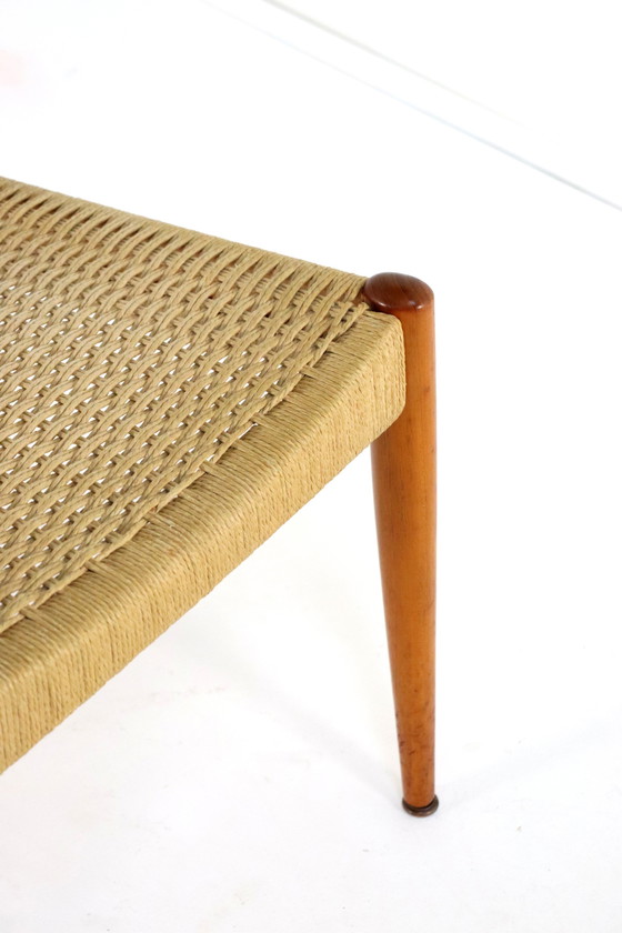 Image 1 of 4X chaises de salle à manger Fristho Vintage Papercord