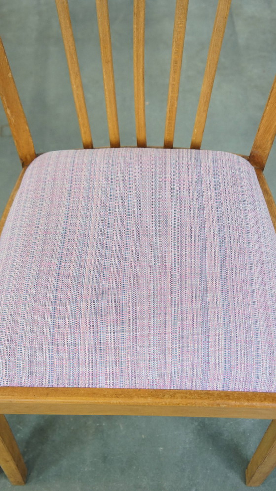 Image 1 of 6 X Chaise à manger design vintage