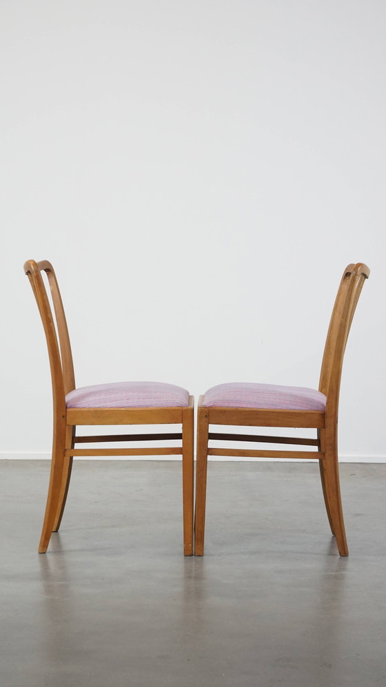 Image 1 of 6 X Chaise à manger design vintage