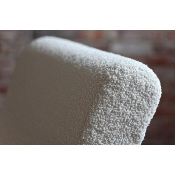 Image 1 of Fauteuil à bascule vintage en boucle française, Tchécoslovaquie années 1950