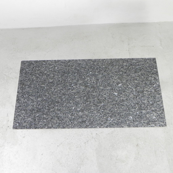 Image 1 of Table de jardin, table de bistrot avec plateau en granit, années 1930