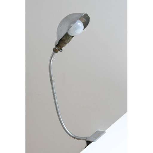 Petite lampe de table industrielle vintage