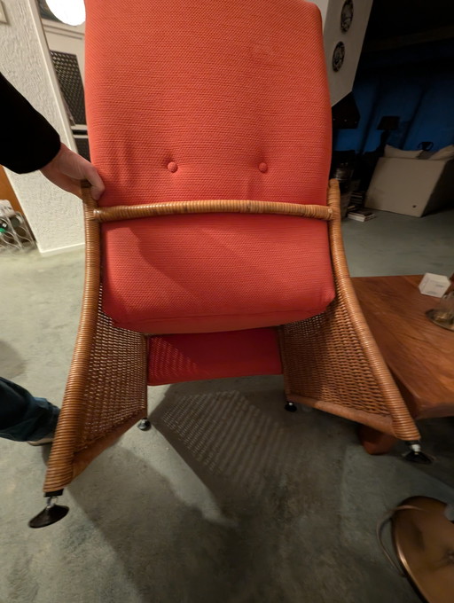 Fauteuil en osier