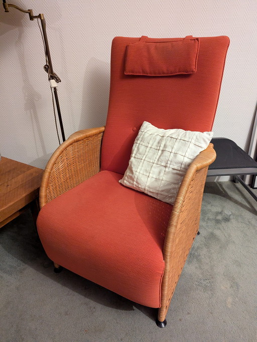 Fauteuil en osier