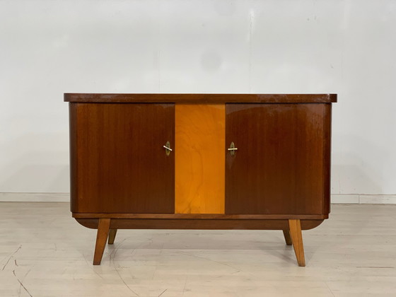 Image 1 of Mid Century commode armoire vintage