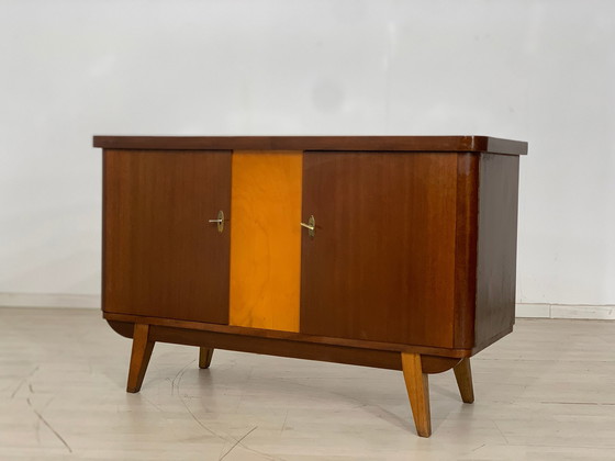 Image 1 of Mid Century commode armoire vintage