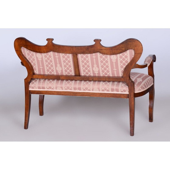 Image 1 of Ensemble de sièges Biedermeier en chêne et noyer, Autriche 1840