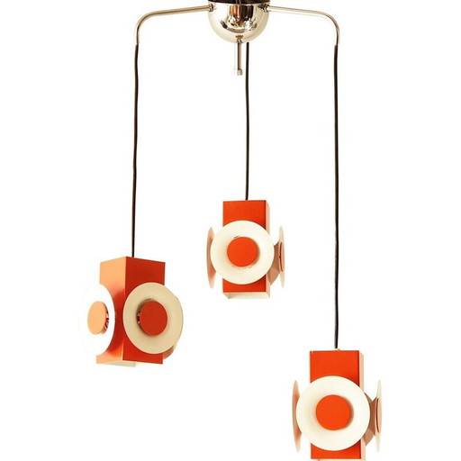 Lustre cascade vintage de Raak 1970