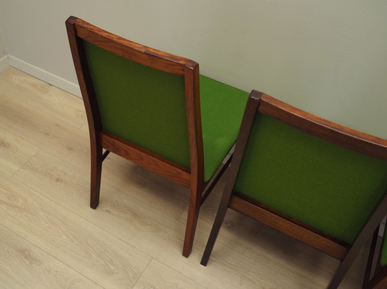 Image 1 of Ensemble de quatre chaises en bois de rose, design danois, années 1970, fabricant : Dyrlund