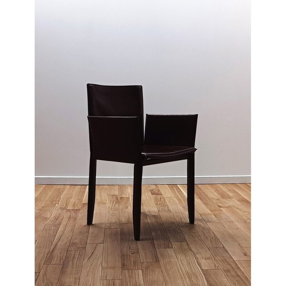 Image 1 of Chaise vintage Margot en cuir épais Cattelan Italia