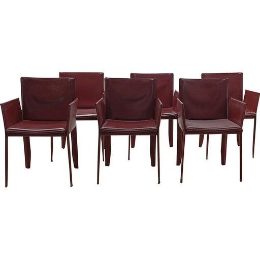 Chaise vintage Margot en cuir épais Cattelan Italia