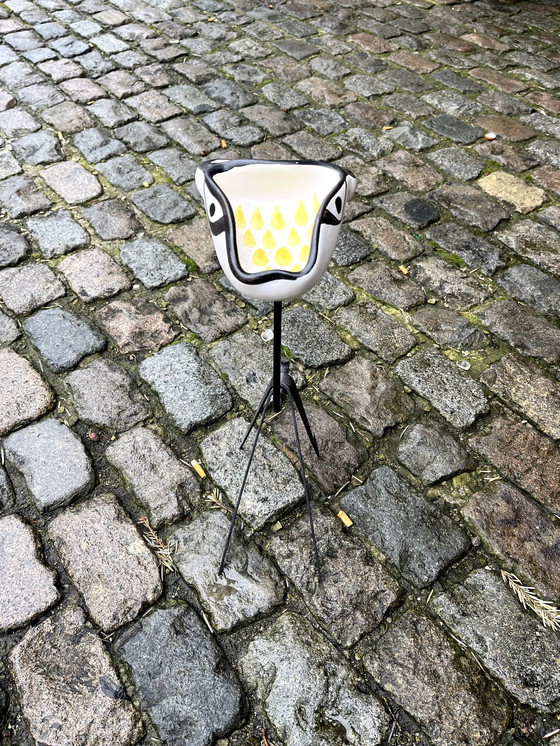 Image 1 of Vide Poche Tête De Chèvre Par Roger Capron, France, 1960'S 