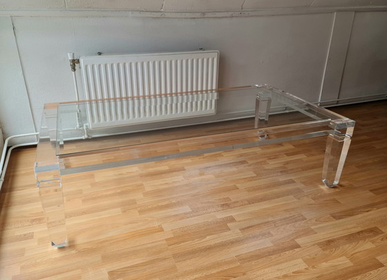 Image 1 of Table basse en plexiglas Vintage Fabian Art Rome Italie