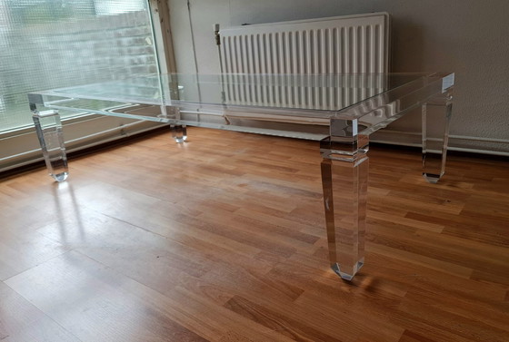 Image 1 of Table basse en plexiglas Vintage Fabian Art Rome Italie