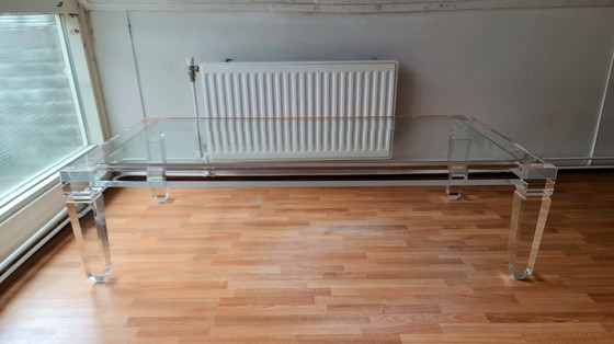 Image 1 of Table basse en plexiglas Vintage Fabian Art Rome Italie