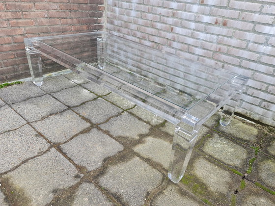Image 1 of Table basse en plexiglas Vintage Fabian Art Rome Italie