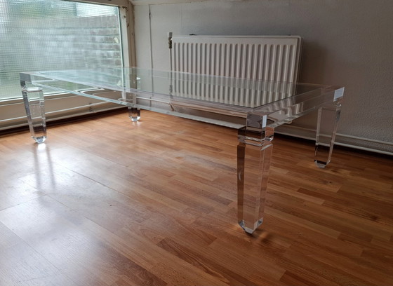 Image 1 of Table basse en plexiglas Vintage Fabian Art Rome Italie