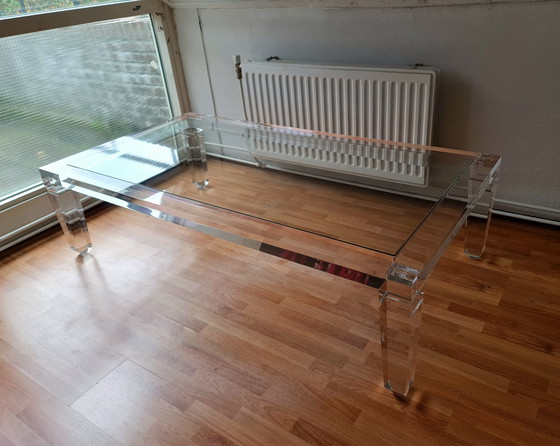 Image 1 of Table basse en plexiglas Vintage Fabian Art Rome Italie