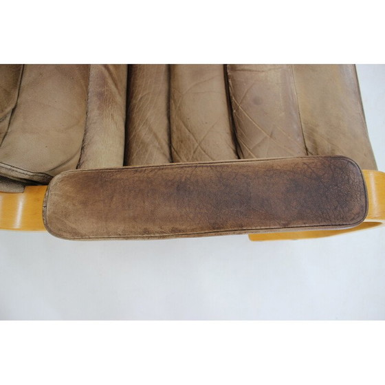 Image 1 of Paire de fauteuils vintage en cuir "Contino" par Yngve Ekström, Suède 1970