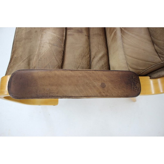 Image 1 of Paire de fauteuils vintage en cuir "Contino" par Yngve Ekström, Suède 1970