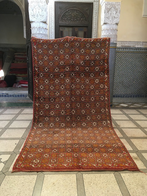 Tapis Zemmour Berbère Ancien 350 X 180 Cm