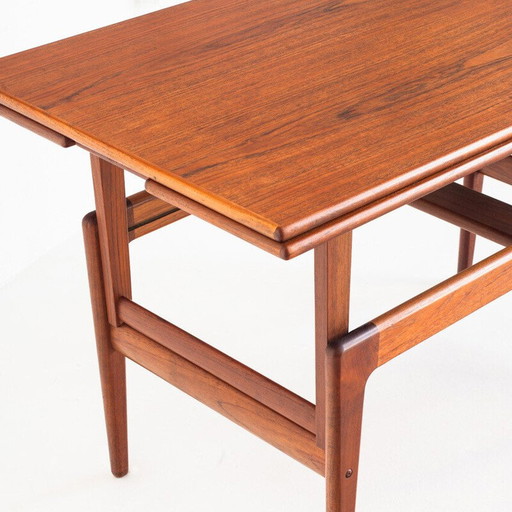 Table vintage en teck "Elevator" par Kai Kristiansen pour V.M.Mobler, Danemark 1960