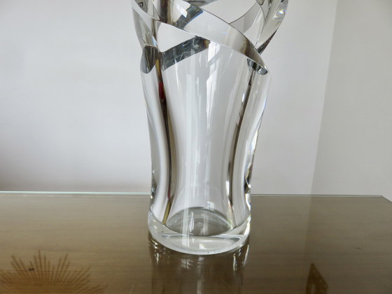 Image 1 of Vase En Cristal Baccarat, Modèle Tornado, Grand Modèle, 10 Kg