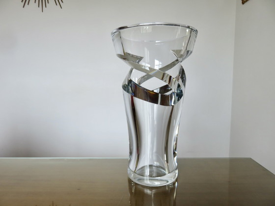 Image 1 of Vase En Cristal Baccarat, Modèle Tornado, Grand Modèle, 10 Kg