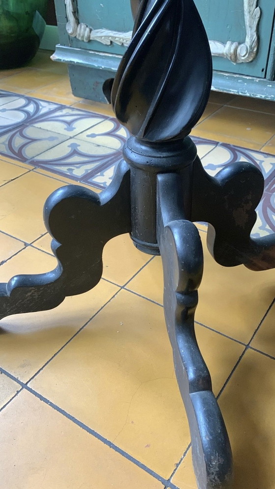 Image 1 of Ancienne table pliante Biedemeier Table d'appoint Ca 1860