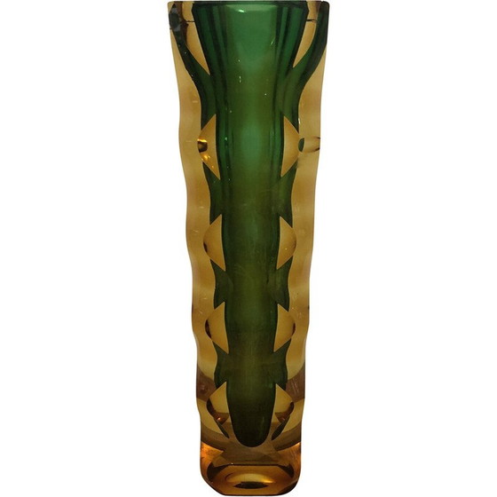 Image 1 of Vase en verre vintage, Italie 1960