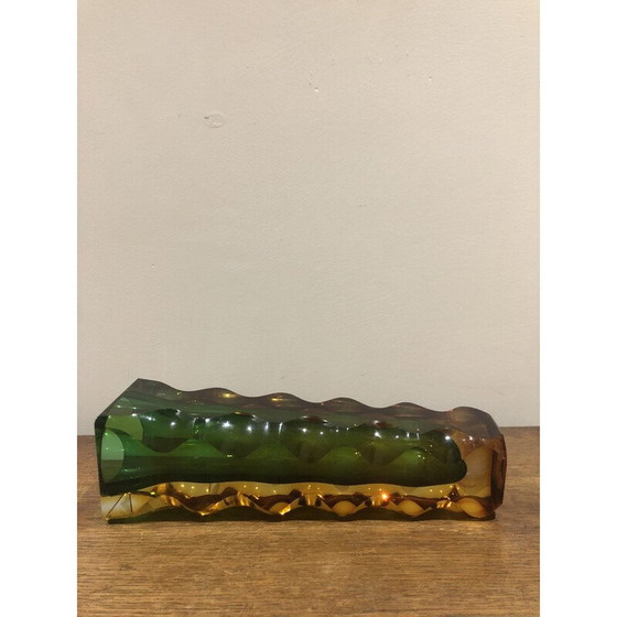 Image 1 of Vase en verre vintage, Italie 1960