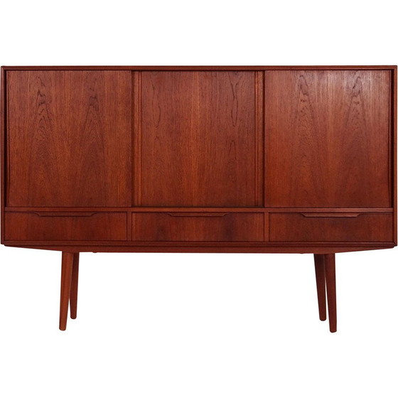 Image 1 of Buffet haut vintage en teck par E.W. Bach, 1960s