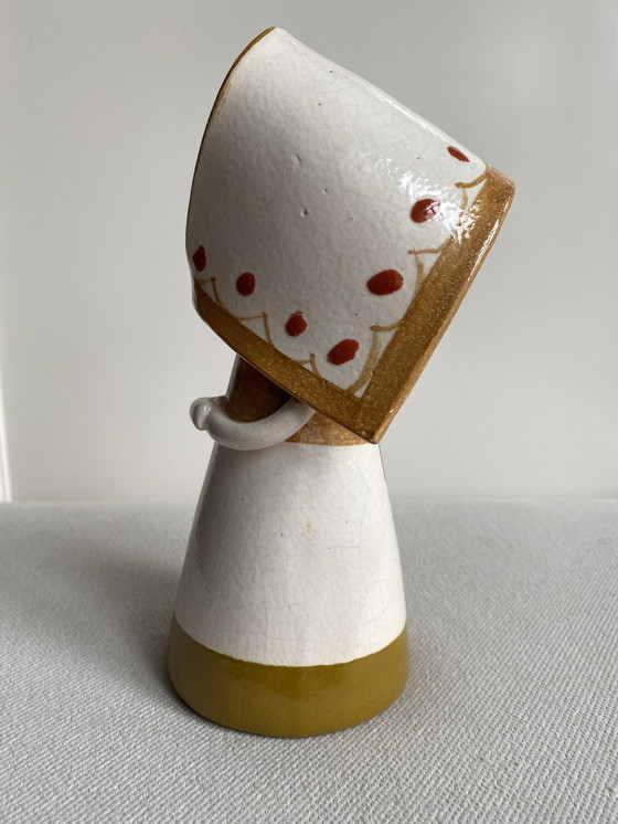 Image 1 of Femme scandinave en pierre émaillée des années 1960