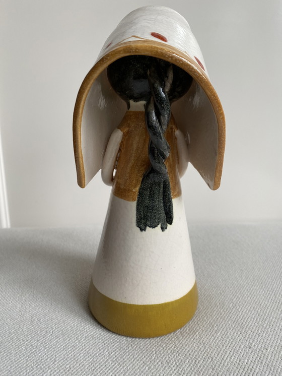 Image 1 of Femme scandinave en pierre émaillée des années 1960