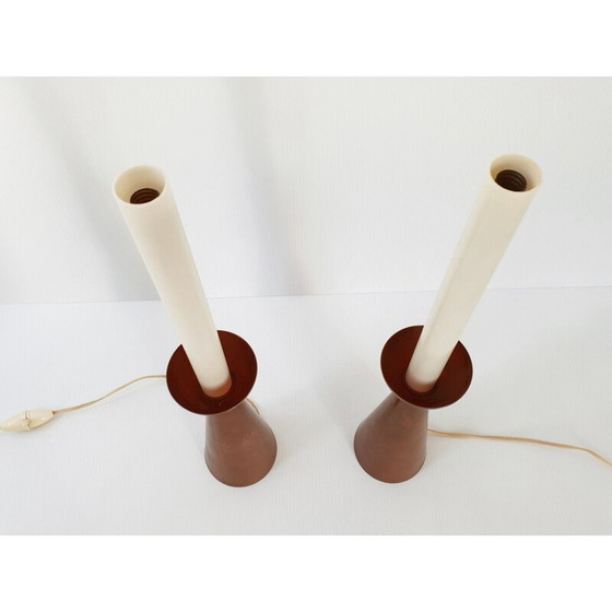 Image 1 of Paire de lampes M.D. 1960