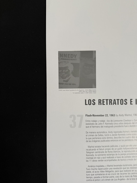 Image 1 of Andy Warhol : "Kennedy, Flash - 22 novembre 1963".