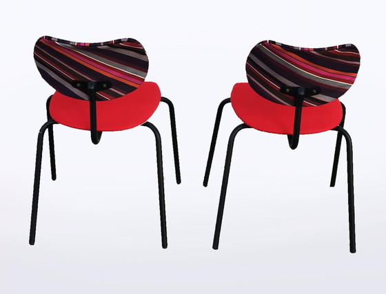 Image 1 of Chaises de conférence Thonet des années 1950, ensemble de deux.