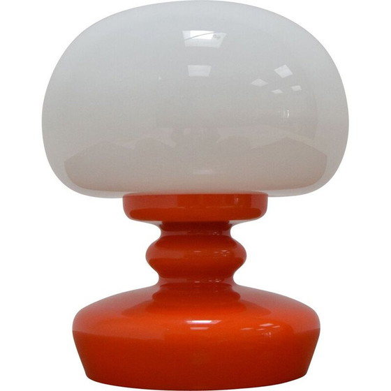 Image 1 of Lampe de table vintage en verre par Valasske Mezirici 1970