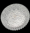 Plafonnier en verre vintage des années 1920
