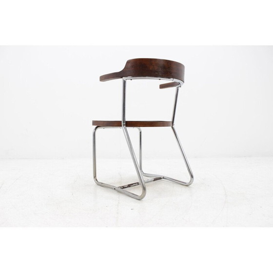 Image 1 of Chaise vintage en bois et métal "K16", 1930