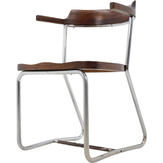 Image 1 of Chaise vintage en bois et métal "K16", 1930