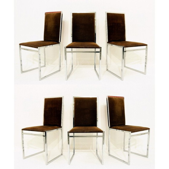 Image 1 of Ensemble de 6 chaises vintage