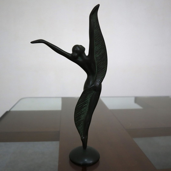 Image 1 of 3 Sculptures de danseuses en bronze de Mariani Caggiati, années 1980