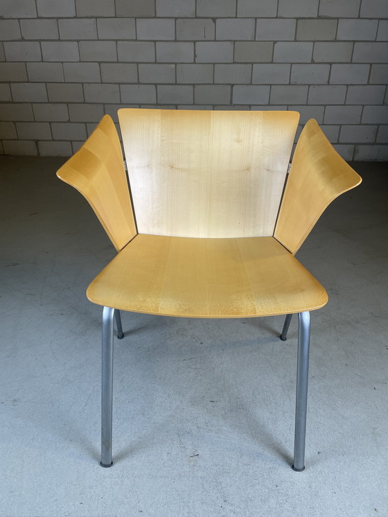 Image 1 of 6X Chaise Fritz Hansen Vm3 Par Vico Magistretti