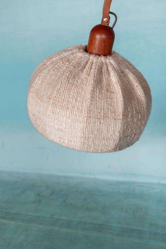 Image 1 of Lampadaire Japandi Domus Danemark, lampe arche vintage en teck