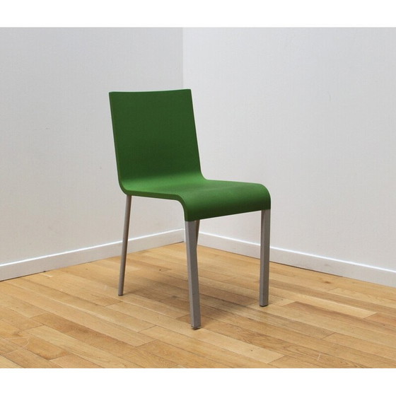 Image 1 of Chaises vintage ".03" en plastique vert et métal par Martin Van Severen pour Vitra