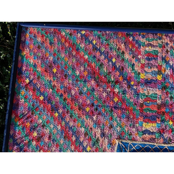 Tapis indien multicolore vintage, 1970 – Peintures et dessins (photo 6 of 13)