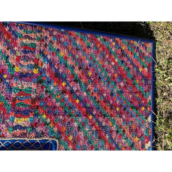 Tapis indien multicolore vintage, 1970 – Peintures et dessins (photo 9 of 13)