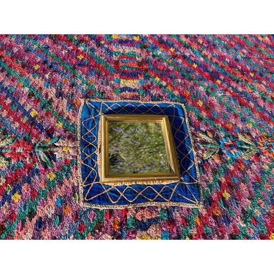Tapis indien multicolore vintage, 1970 – Peintures et dessins (photo 10 of 13)
