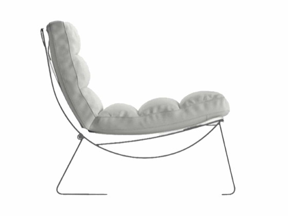 Image 1 of Natuzzi Cammeo 2715 Fauteuil en cuir blanc